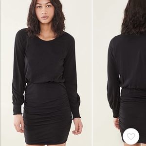 NWOT Sundry ruched dress